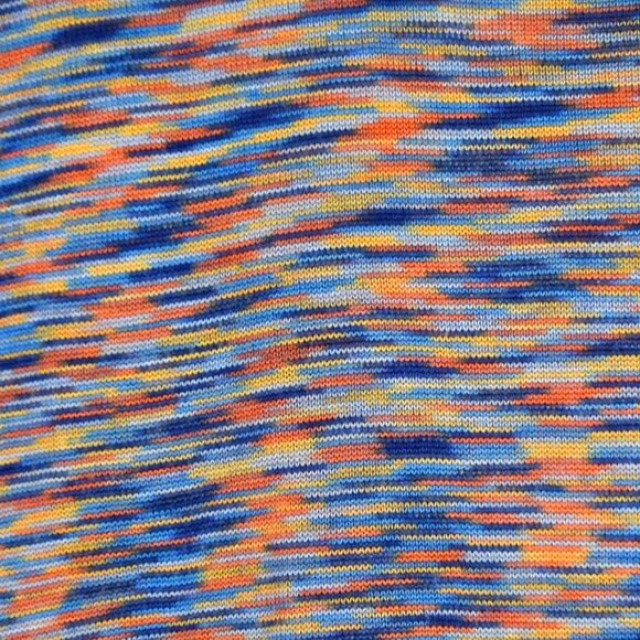 Kensie Cardigan L Womens Multicolor Sweater Dolman Sleeve Button Ruched Front - Picture 7 of 7